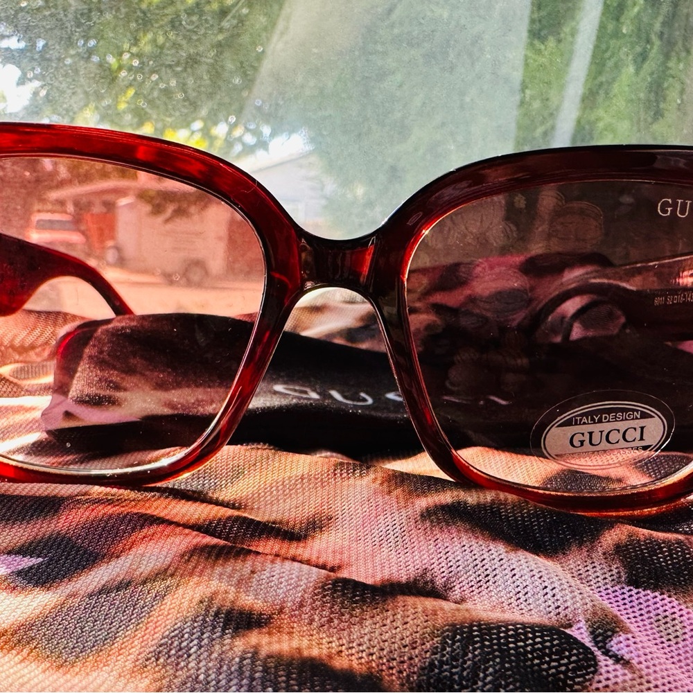 Gucci GWP Women's Red Glasses